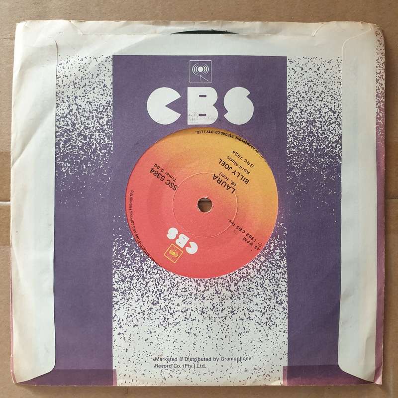 Billy Joel  Pressure - Vinyl 7" Record - Very-Good+ Quality (VG+) (verygoodplus7)