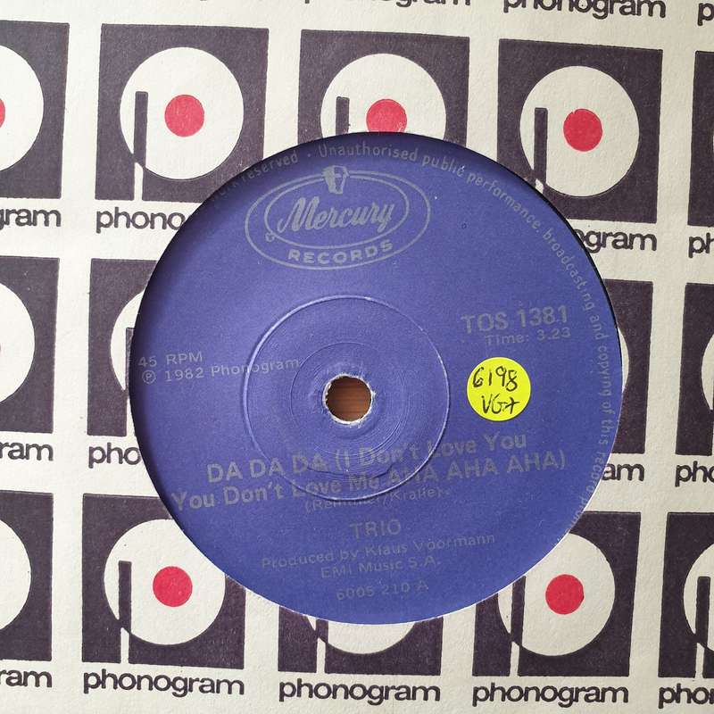 Trio  Da Da Da - Vinyl 7" Record - Very-Good+ Quality (VG+) (verygoodplus7)