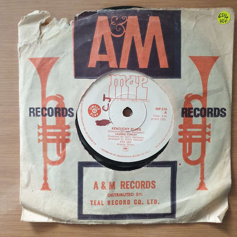 Lauren Copley  Kentucky Blues/ Daydreamer - Vinyl 7" Record - Very-Good+ Quality (VG+) (verygo...