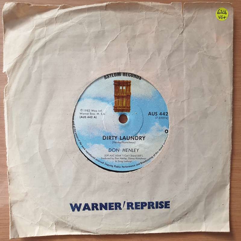 Don Henley  Dirty Laundry  - Vinyl 7" Record - Very-Good+ Quality (VG+) (verygoodplus7)