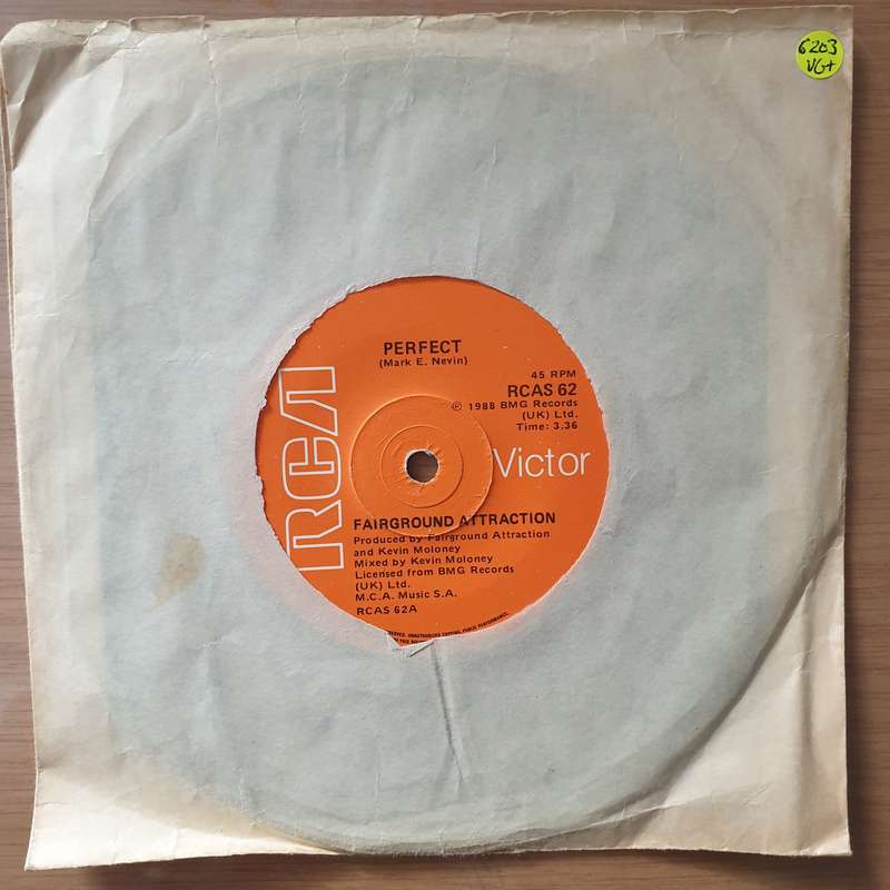 Fairground Attraction  Perfect  - Vinyl 7" Record - Very-Good+ Quality (VG+) (verygoodplus7)