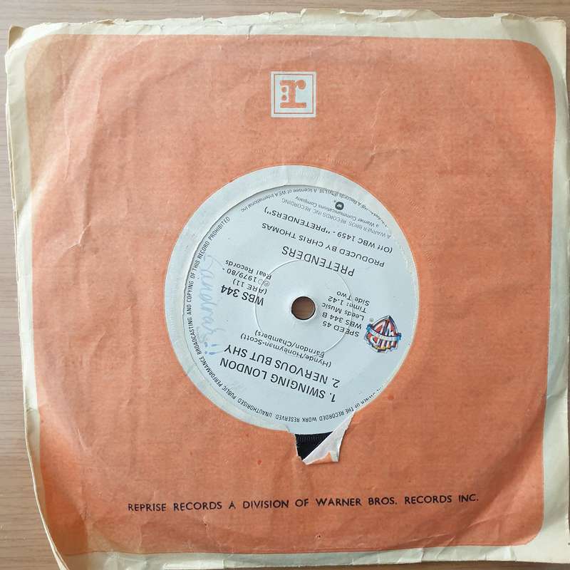Pretenders  Brass In Pocket - Vinyl 7" Record - Very-Good+ Quality (VG+) (verygoodplus7)