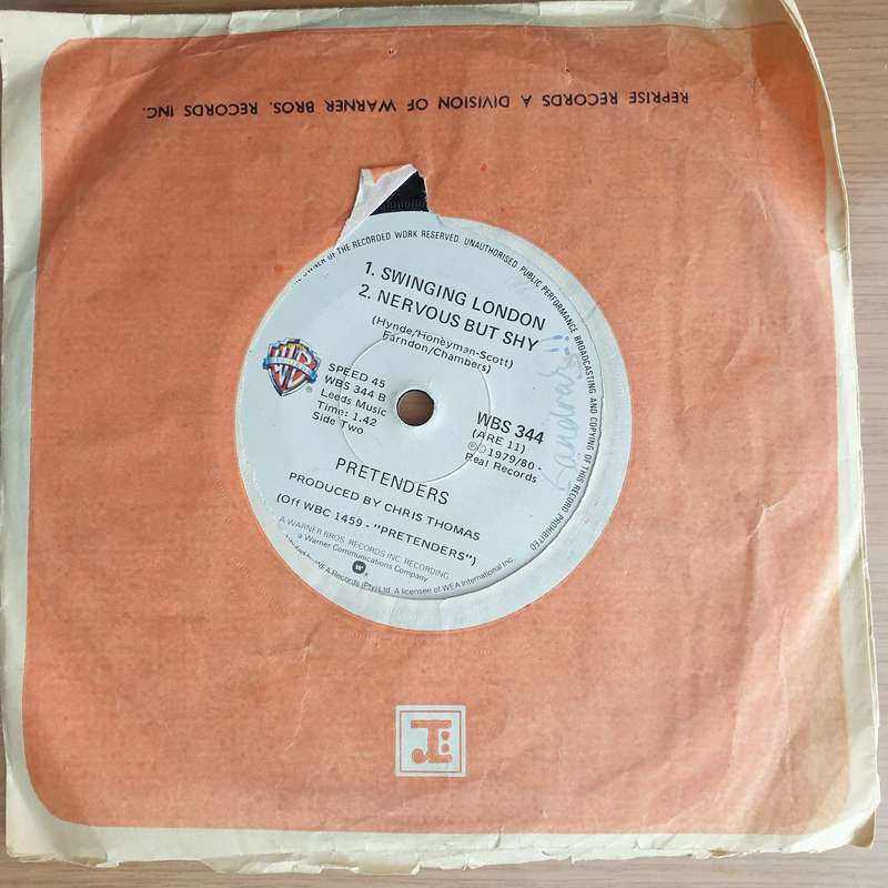 Pretenders  Brass In Pocket - Vinyl 7" Record - Very-Good+ Quality (VG+) (verygoodplus7)