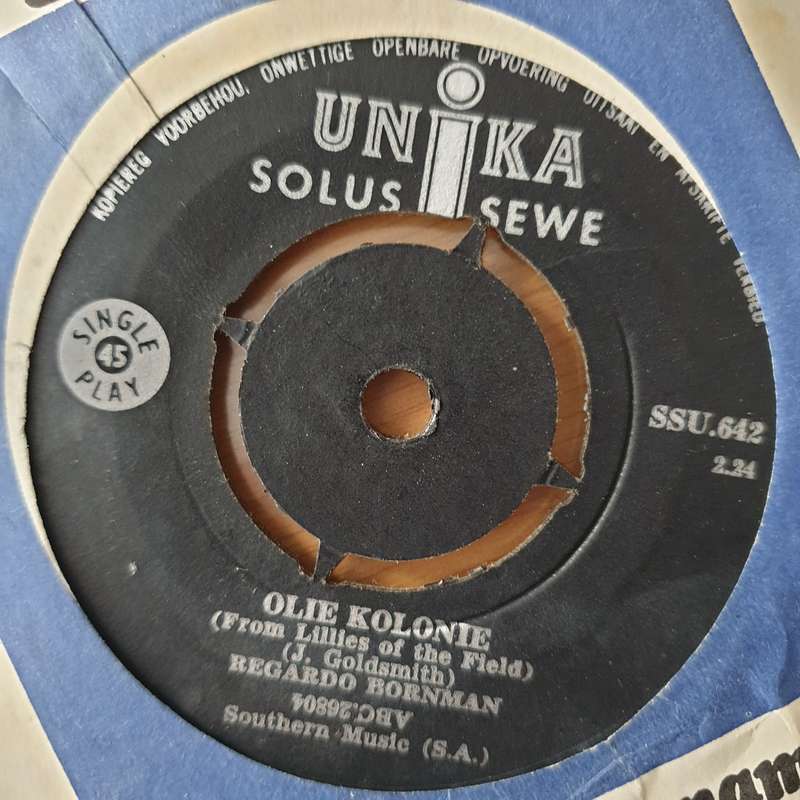 Regardo Bornman  Olie Kolonie - Vinyl 7" Record - Very-Good Quality (VG)  (verry7)