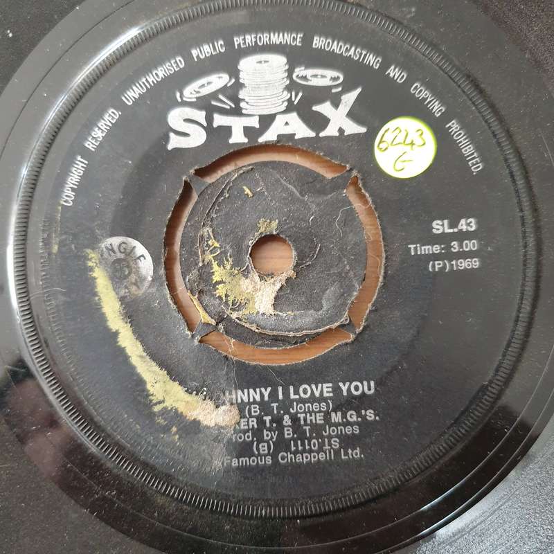 Booker T. & The M.G.'s  Time Is Tight - Vinyl 7" Record  - Good Quality (G) (goood7)