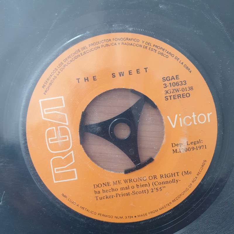The Sweet  Co-Co  - Vinyl 7" Record - Very-Good- Quality (VG-) (minus7)