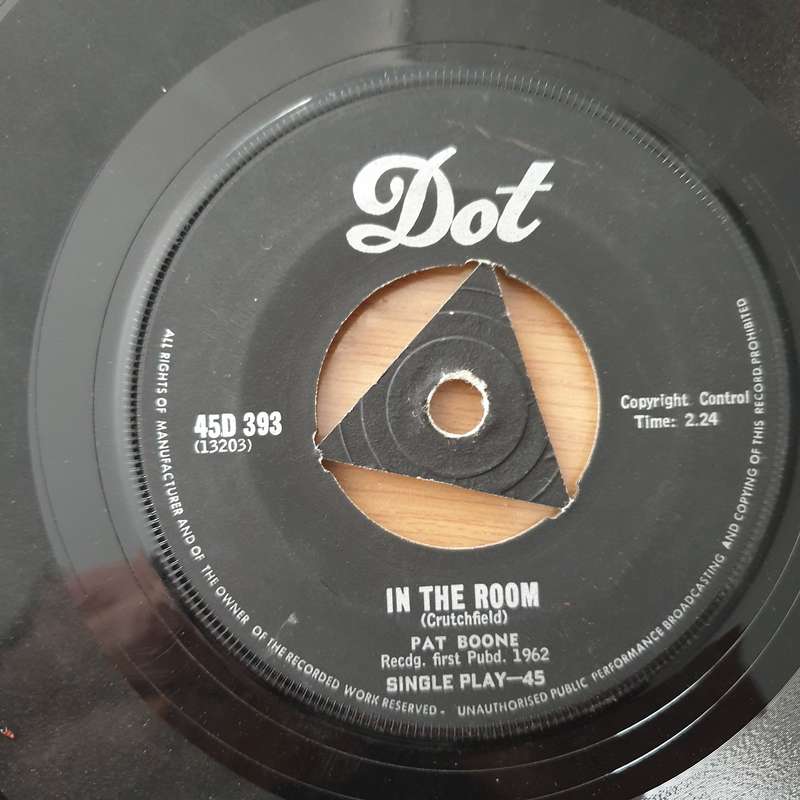 Pat Boone  In The Room / Mexican Joe - Vinyl 7" Record - Good+ Quality (G+) (gplus)