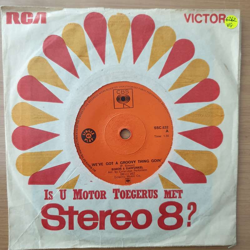 Simon & Garfunkel  The Sounds Of Silence - Vinyl 7" Record - Very-Good Quality (VG)  (verry7)