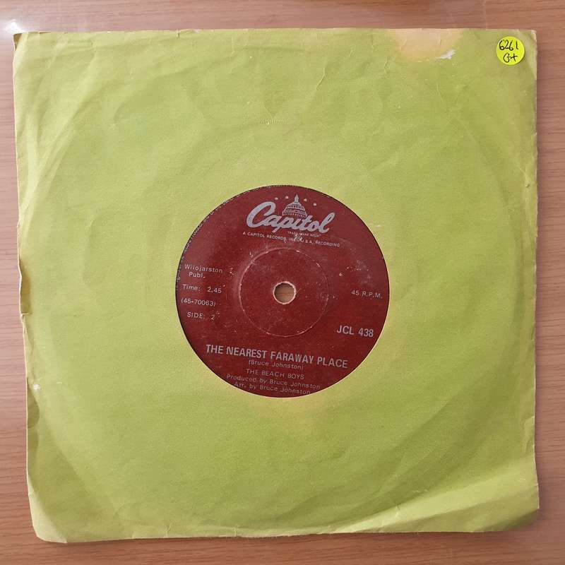 The Beach Boys  Cottonfields - Vinyl 7" Record - Good+ Quality (G+) (gplus)