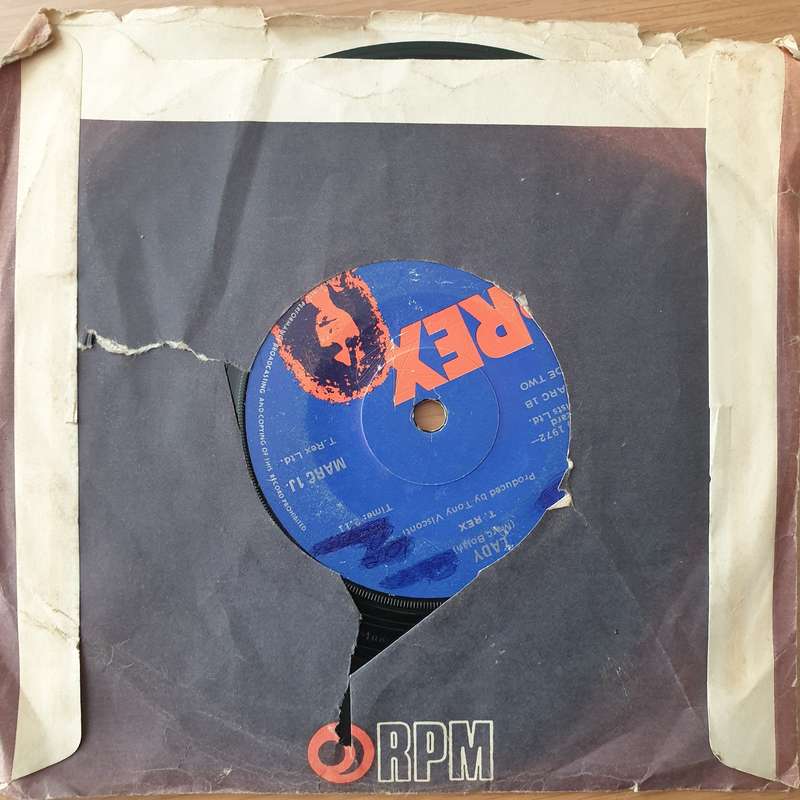 TRex  Metal Guru - Vinyl 7" Record - Good+ Quality (G+) (gplus)