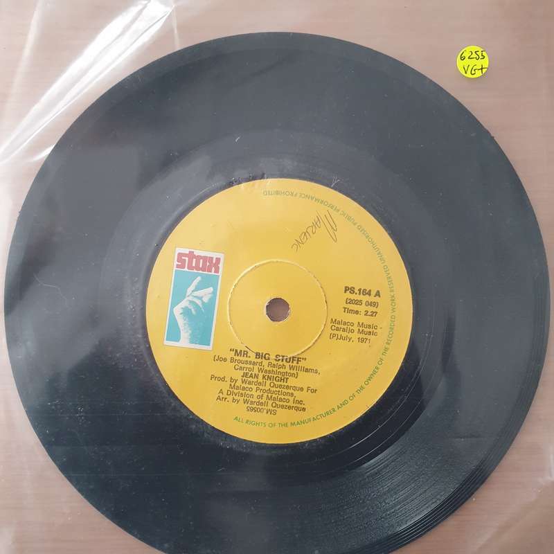 Jean Knight  Mr. Big Stuff / Why I Keep Living These Memories - Vinyl 7" Record - Very-Good+ Q...