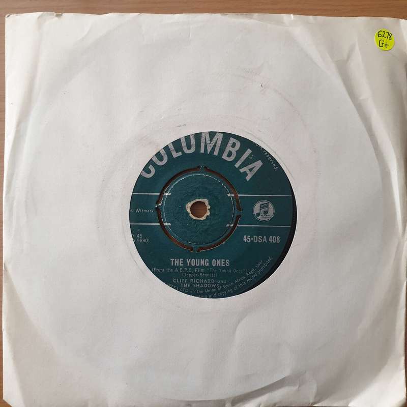 Cliff Richard And The Shadows  The Young Ones - Vinyl 7" Record - Good+ Quality (G+) (gplus)