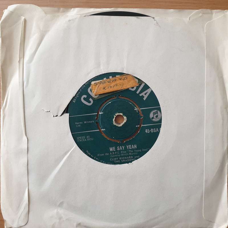 Cliff Richard And The Shadows  The Young Ones - Vinyl 7" Record - Good+ Quality (G+) (gplus)
