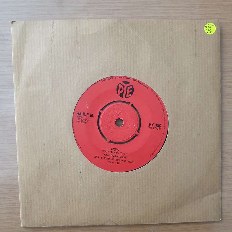 Val Doonican  Now / The Sun Always Shines When You're Young - Vinyl 7" Record - Very-Good Qual...