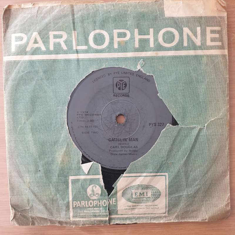 Carl Douglas  Kung Fu Fighting  - Vinyl 7" Record - Very-Good- Quality (VG-) (minus7)