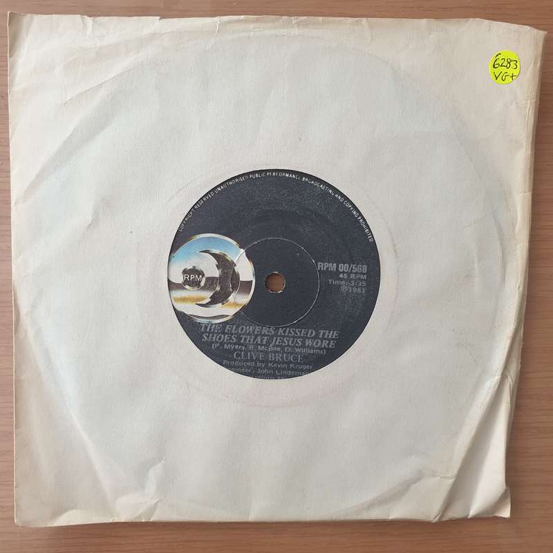 Clive Bruce - Love is All we Need/Flowers that Kissed..  - Vinyl 7" Record - Very-Good+ Quality (...