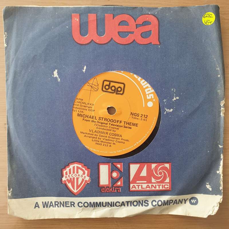 Vladimir Cosma  Michael Strogoff  - Vinyl 7" Record - Very-Good+ Quality (VG+) (verygoodplus7)