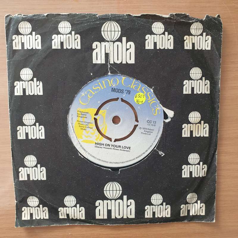 Mods '79  Green Onions - Vinyl 7" Record - Very-Good+ Quality (VG+) (verygoodplus7)