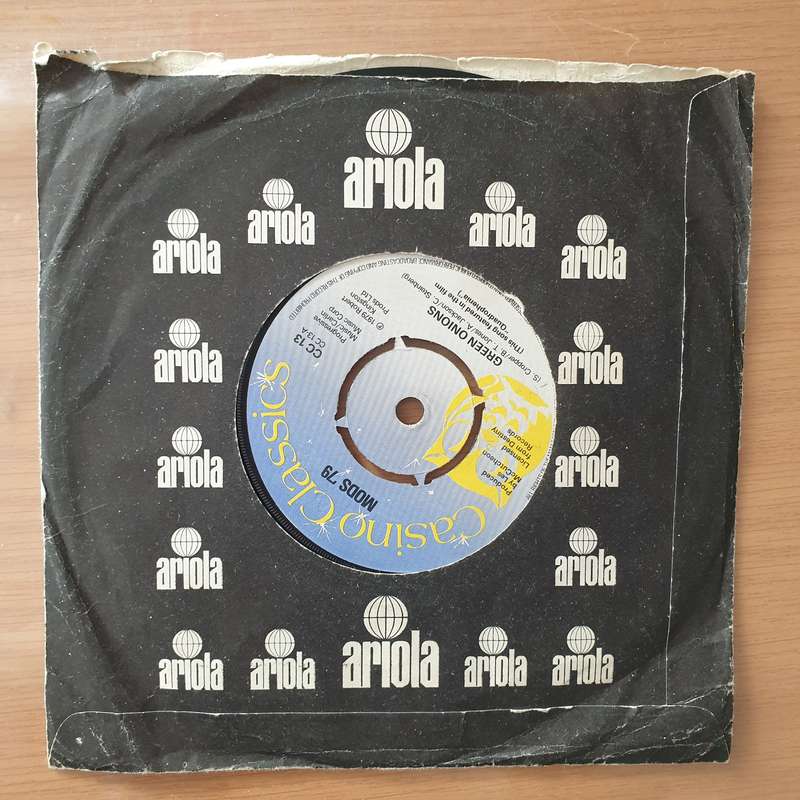 Mods '79  Green Onions - Vinyl 7" Record - Very-Good+ Quality (VG+) (verygoodplus7)