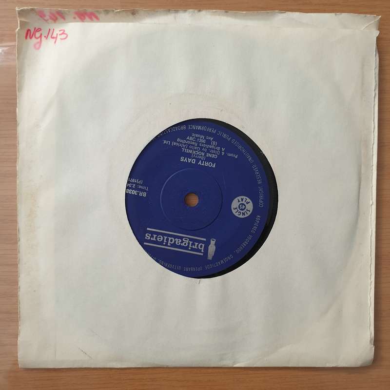 Gene Rockwell  A Soldier's Prayer / Forty Days - Vinyl 7" Record - Very-Good+ Quality (VG+) (v...