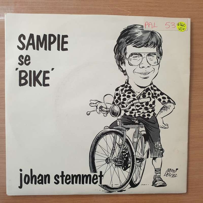 Johan Stemmet  Sampie Se Bike - Vinyl 7" Record - Very-Good+ Quality (VG+) (verygoodplus7)