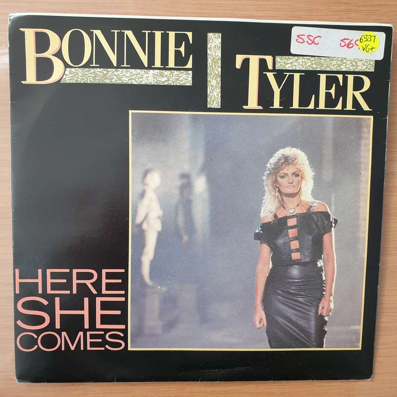 Bonnie Tyler  Here She Comes - Vinyl 7" Record - Very-Good+ Quality (VG+) (verygoodplus7)