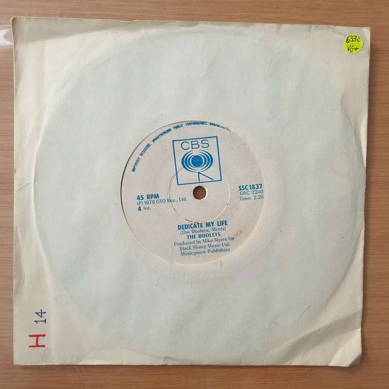 The Dooleys  Honey I'm Lost (Rhodesia/Zimbabwe) - Vinyl 7" Record - Very-Good+ Quality (VG+) (...