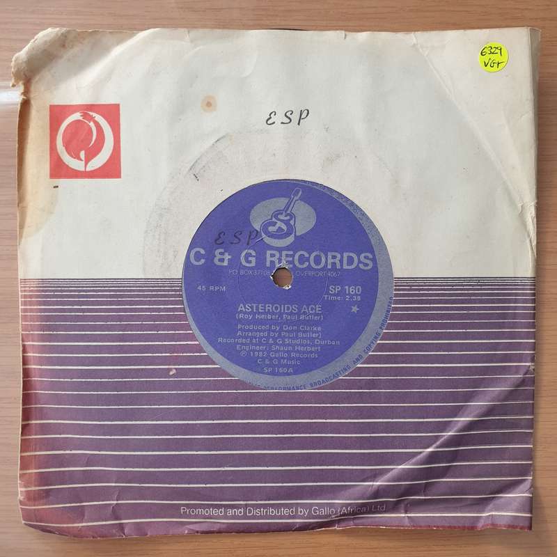 Roy Herber / Shaun Herbert  Asteroids Ace - Vinyl 7" Record - Very-Good+ Quality (VG+) (verygo...