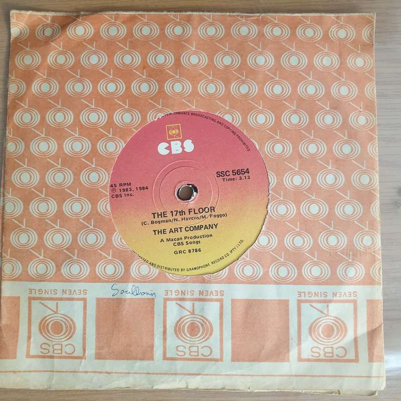 The Art Company  Susanna - Vinyl 7" Record - Very-Good+ Quality (VG+) (verygoodplus7)