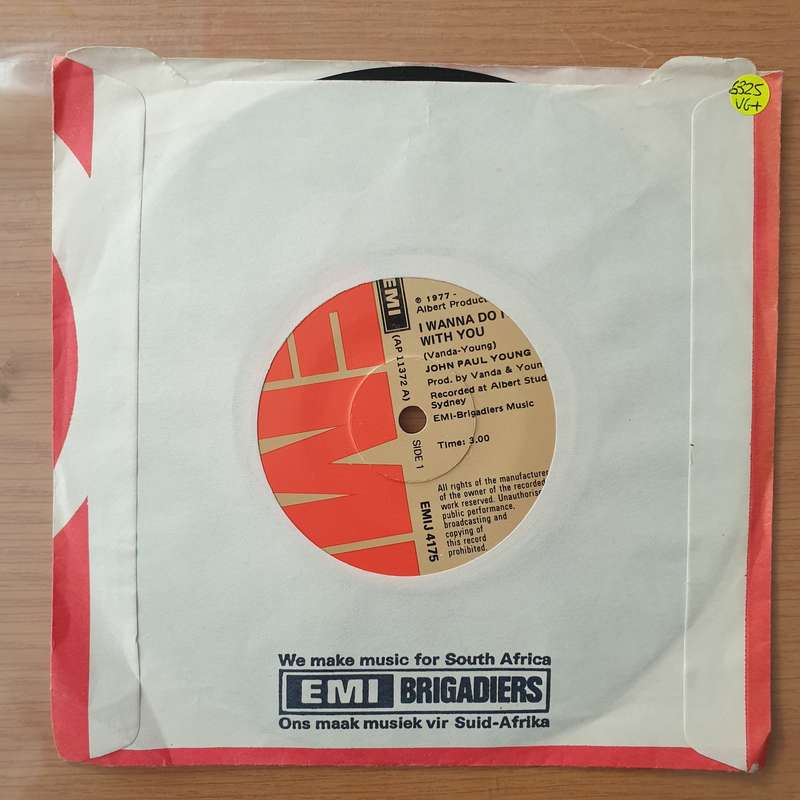 John Paul Young  I Wanna Do It With You - Vinyl 7" Record - Very-Good+ Quality (VG+) (verygood...
