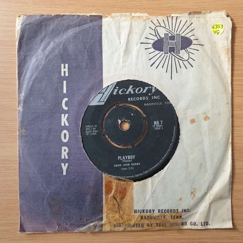 Gene And Debbe  Playboy - Vinyl 7" Record - Very-Good+ Quality (VG+) (verygoodplus7)
