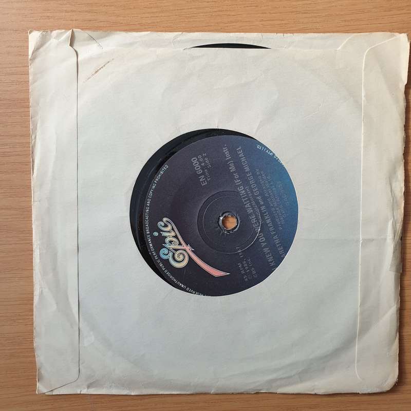 Aretha Franklin & George Michael  I Knew You Were Waiting (For Me) - Vinyl 7" Record - Very-Go...