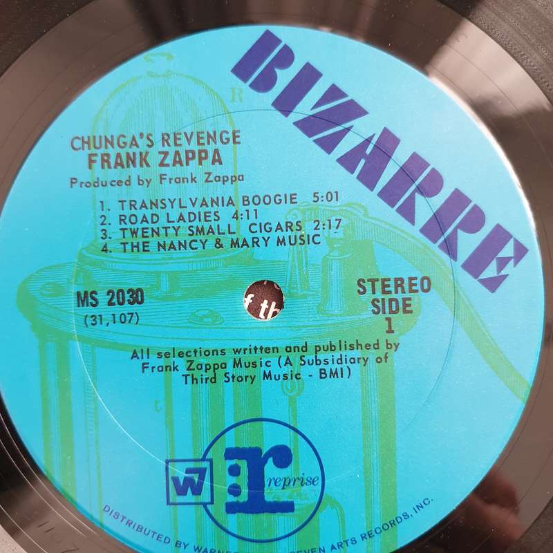 Frank Zappa  Chunga's Revenge - Vinyl LP Record (VG+)