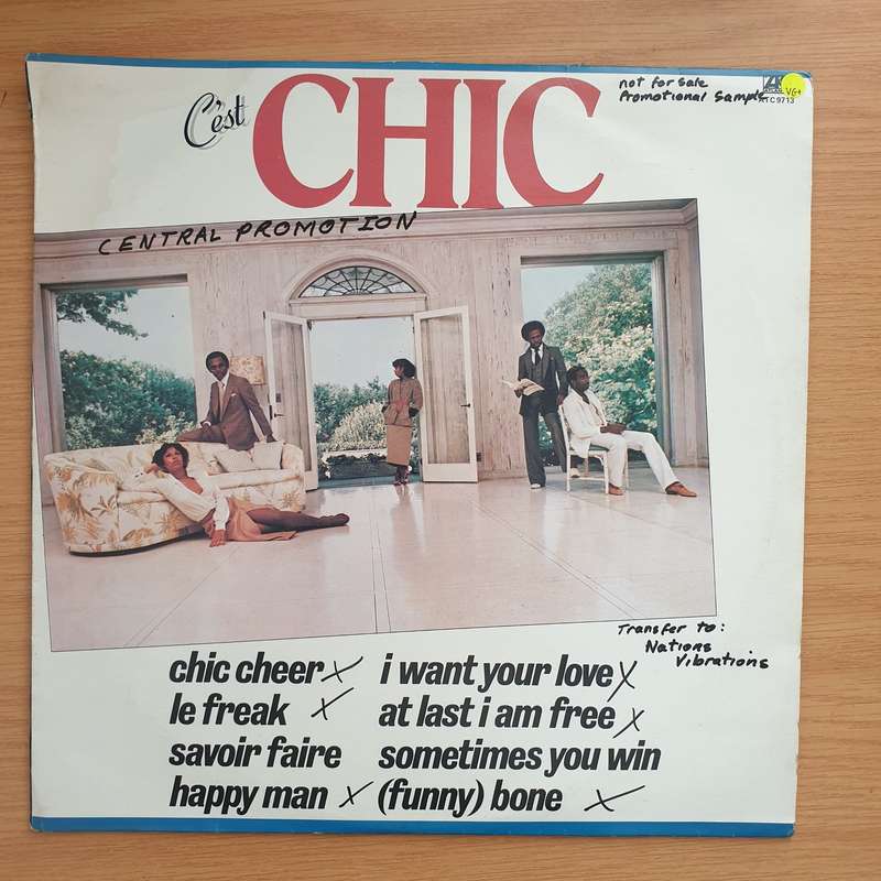 Chic  C'est Chic - Vinyl LP Record  - Very-Good+ Quality (VG+)