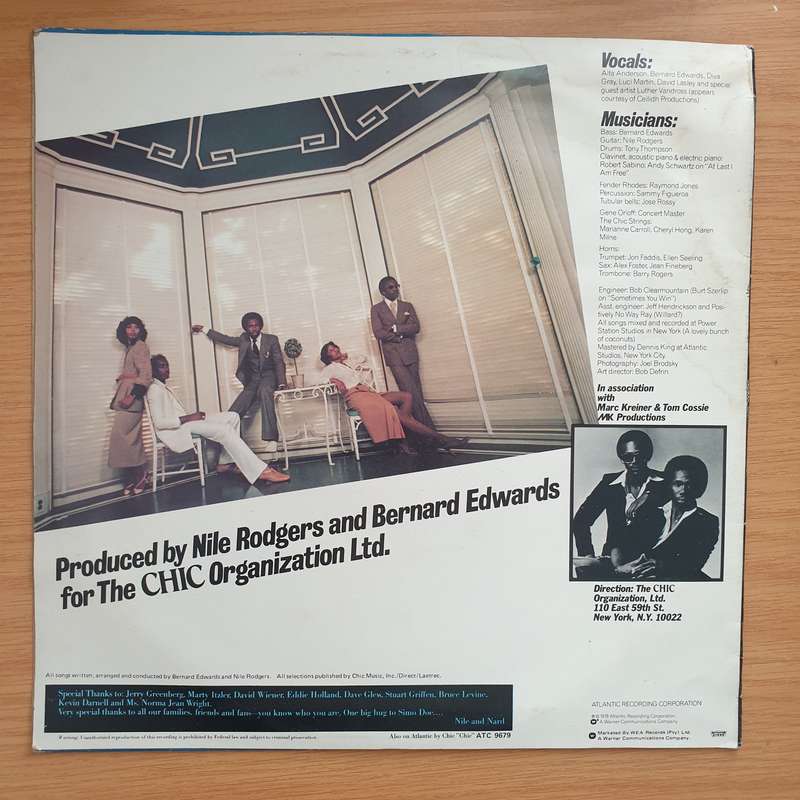 Chic  C'est Chic - Vinyl LP Record  - Very-Good+ Quality (VG+)