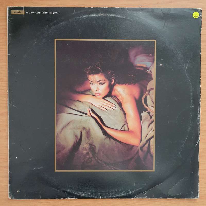 Sandra  Ten On One (The Singles) - Vinyl LP Record - Very-Good+ Quality (VG+) (verygoodplus)