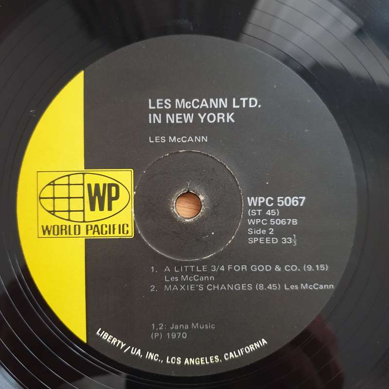 Les McCann Ltd. / Stanley Turrentine / Blue Mitchell  Les McCann In New York - Vinyl LP Record...