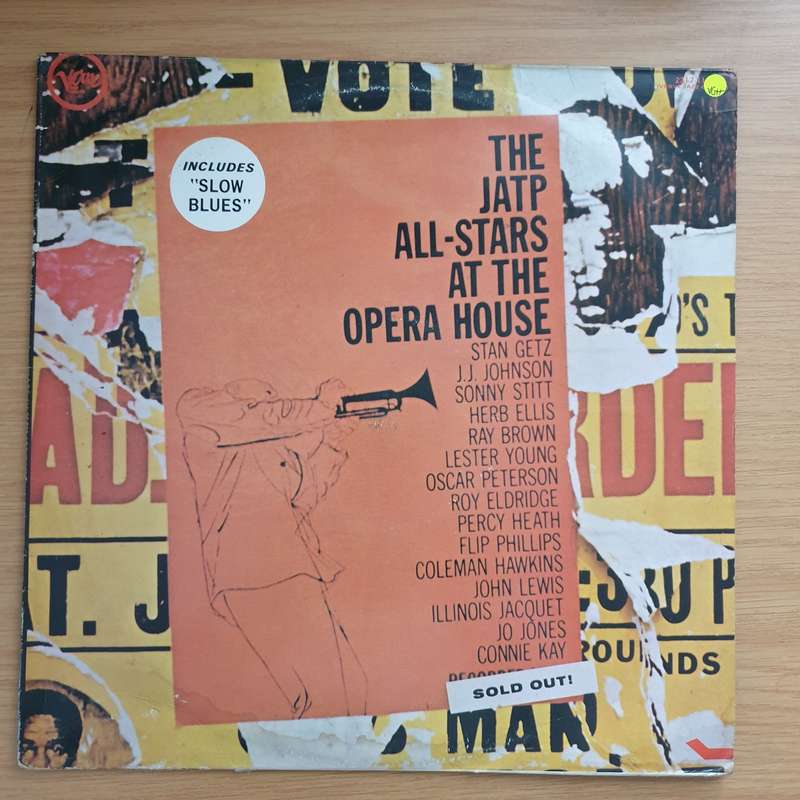 JATP All Stars  The Jatp All-Stars At The Opera House - Vinyl LP Record - Very-Good+ Quality (...