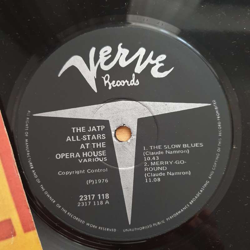 JATP All Stars  The Jatp All-Stars At The Opera House - Vinyl LP Record - Very-Good+ Quality (...