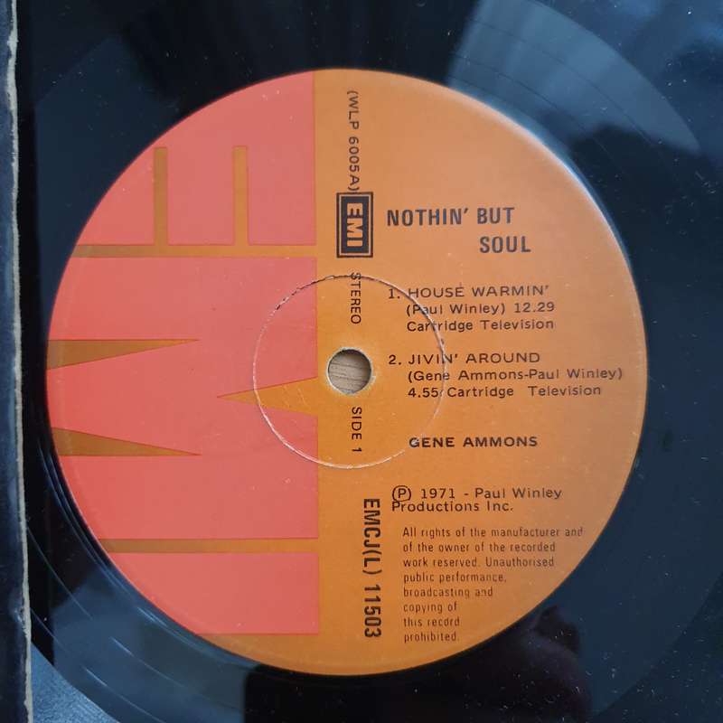 Gene Ammons  Nothin' But Soul - Vinyl LP Record - Very-Good+ Quality (VG+) (verygoodplus)