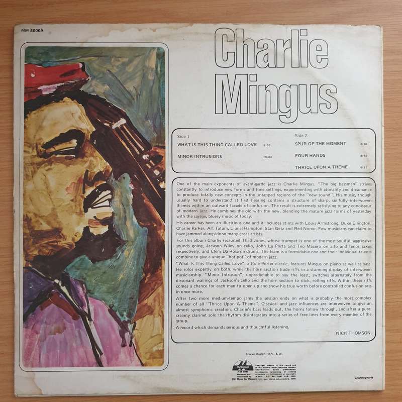 Charlie Mingus  Charlie Mingus - Vinyl LP Record - Very-Good+ Quality (VG+) (verygoodplus)