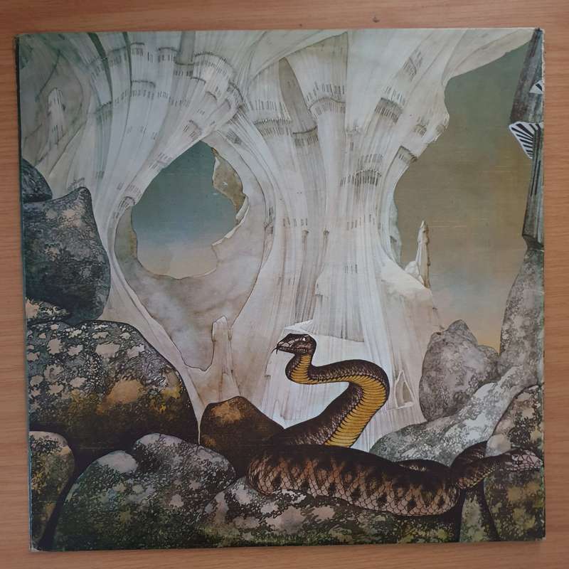 Yes  Relayer - with lyrics inner- Vinyl LP Record - Very-Good+ Quality (VG+) (verygoodplus)