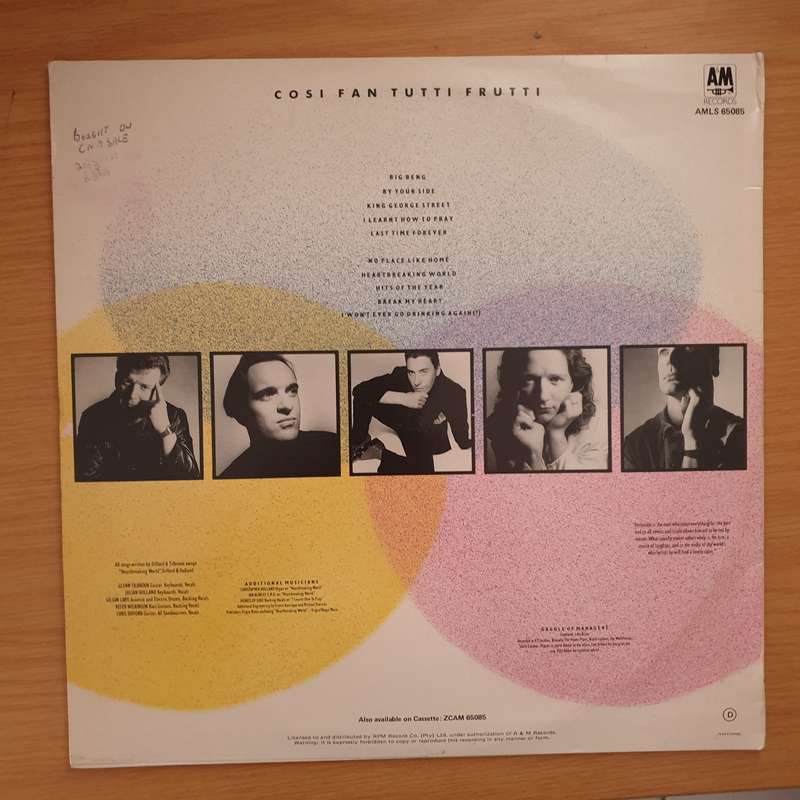 Squeeze  Cosi Fan Tutti Frutti - Vinyl LP Record - Very-Good+ Quality (VG+)