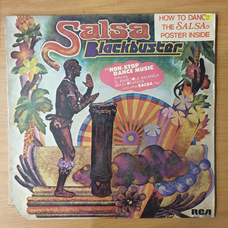 Blackbuster  Salsa - with poster - Vinyl LP Record - Very-Good+ Quality (VG+) (verygoodplus)