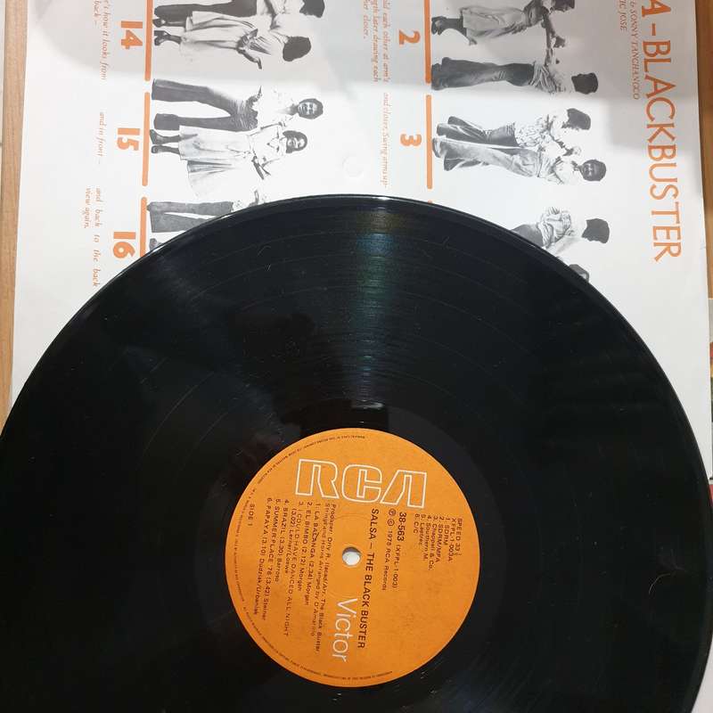 Blackbuster  Salsa - with poster - Vinyl LP Record - Very-Good+ Quality (VG+) (verygoodplus)