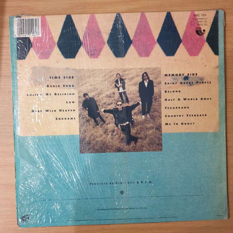 R.E.M.  Out Of Time - Vinyl LP Record - Very-Good+ Quality (VG+) (verygoodplus)