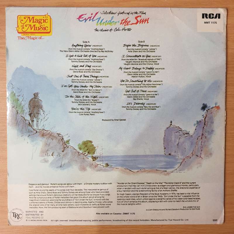 Evil Under The Sun (The Music Of Cole Porter) - Vinyl LP  Record - Very-Good+ Quality (VG+)