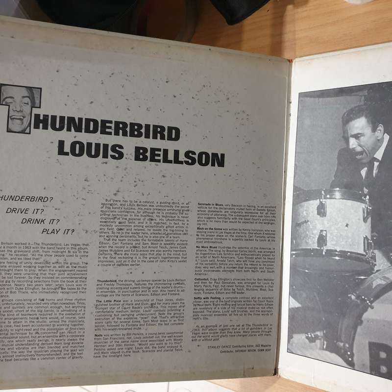Louis Bellson  Thunderbird - Vinyl LP Record - Very-Good Quality (VG) (verry)