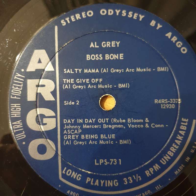 Al Grey  Boss Bone - Vinyl LP Record - Very-Good Quality (VG) (verry)