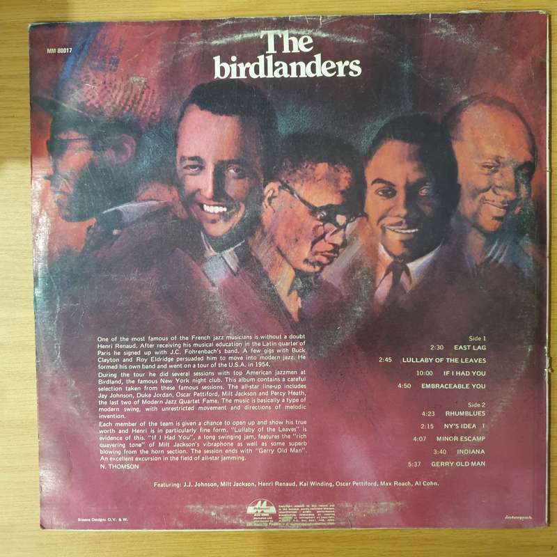 The Birdlanders - The Birdlanders - Vinyl LP Record - Very-Good+ Quality (VG+) (verygoodplus)